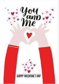 You and Me Valentine's Day Card