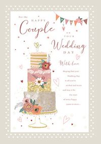 wedding Cake with Love Card