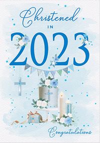 2023 Christening Card