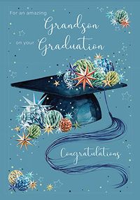 Grandson Graduation Congrats Card