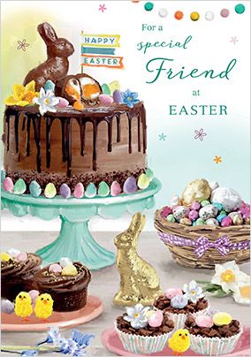 Chocolate Easter Cake Card