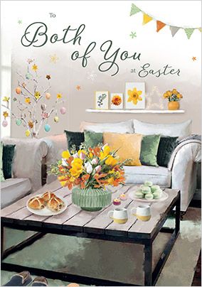 Easter Living Room Card