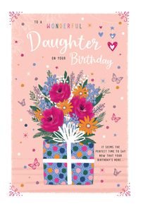 A Wonderful Daughter Birthday Card