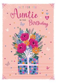 A Lovely Auntie Birthday Card