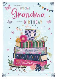 A Lovely Grandma Birthday Card
