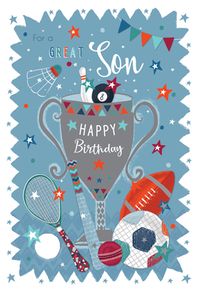 For A Great Son Birthday Card