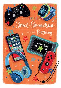 Tap to view For A Great Grandson Birthday Card