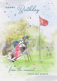 Golf Traditional Birthday Card