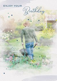 Tap to view Gardening Traditional Birthday Card