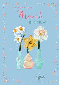 March Birthday Card