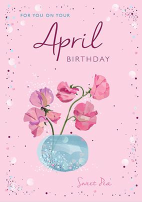 April Birthday Card | Funky Pigeon