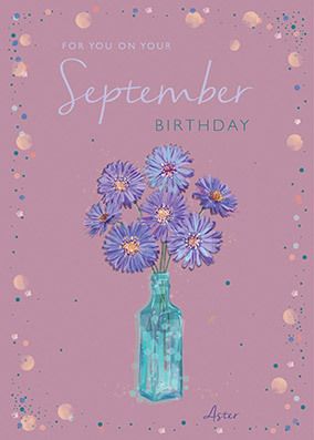 September Birthday Card