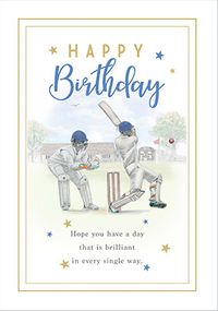Tap to view Cricket Birthday Card