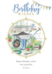 Tap to view Birthday Wishes Gardening Card