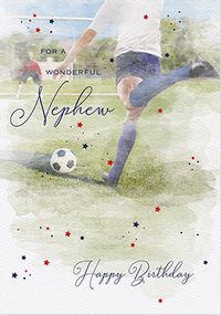 Tap to view Football Nephew Birthday Card