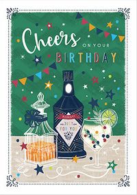 Tap to view Cheers on your Birthday Card