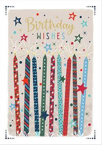 Tap to view Candles Birthday Wishes Card