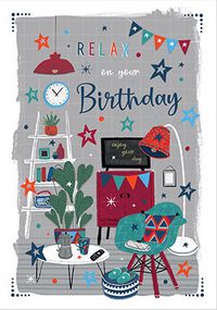 Tap to view Relax on your Birthday Card