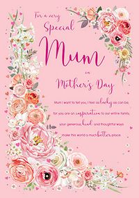 Special Mum Verse Mother's Day Card
