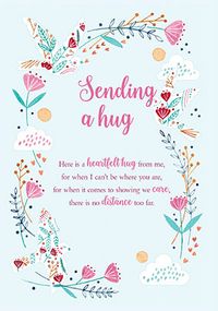 Tap to view Sending A Hug  To  You Card