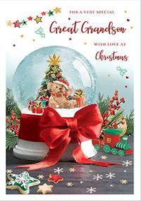 Great Grandson Personalised Christmas Card