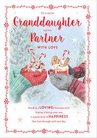 Tap to view Granddaughter & Partner Christmas Card