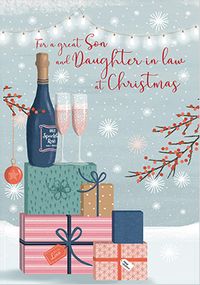 Tap to view Traditional Son & Daughter in Law Christmas Card