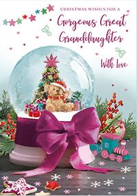 Great Granddaughter Traditional Christmas Card