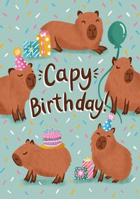 Tap to view Capy Birthday Children's Birthday Card