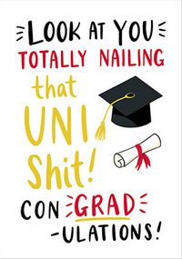 Uni Shi*t Graduation Card
