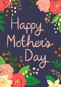 Tap to view Floral Border Mother's Day Card