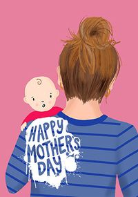 Mum and Baby Mother's Day Card