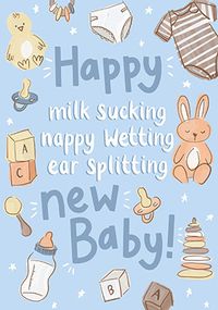 Tap to view Happy New Baby Funny Card