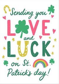 Love and Luck St Patricks Day Card