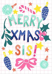 Tap to view Merry Christmas Sis Card