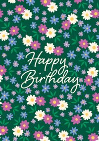 Tap to view Happy Birthday Open Floral Card