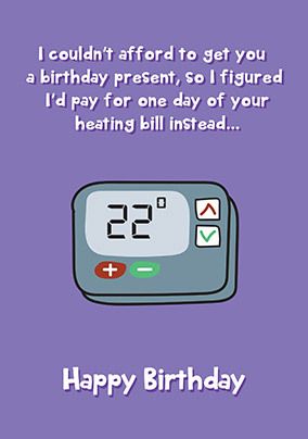 Pay for One Day Birthday Card