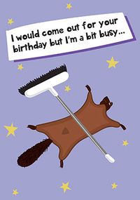 Tap to view A Bit Busy Birthday Card