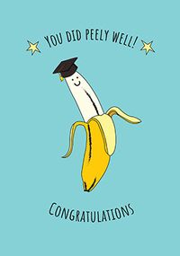Tap to view You Did Peely Well Graduation Card