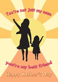 Tap to view Mum Best Friend Mothers Day Card