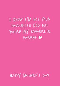 Tap to view Favourite Parent Mothers Day Card