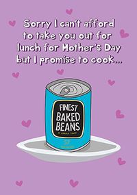 Tap to view Promise I Can Cook Mother's Day Card