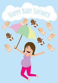 Tap to view Happy Baby Shower Baby Card