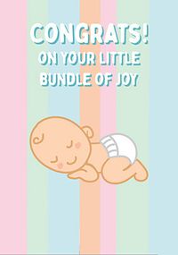 Little Bundle New Baby Card