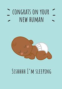 Tap to view New Human Baby Card