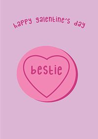 Bestie Valentine Card