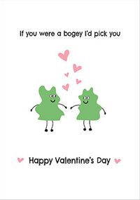 Pick You Valentine Card