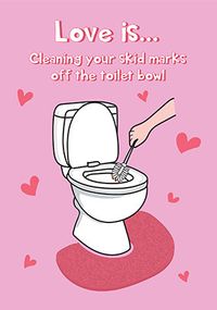 Tap to view Love Is Cleaning Valentine Card