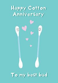 Tap to view Happy Cotton Anniversary Card