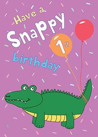 Tap to view A Snappy 1st Birthday Card
